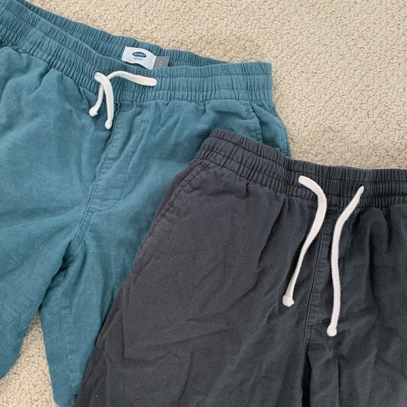old navy mens elastic waist shorts